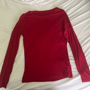 Red long sleeve size x-small worn twice